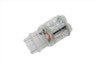 Wyatt Gatling #AS-43SRLED - Super Flux LED Wedge Style Bulb Red and White