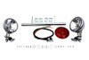 V-Twin - Chrome Spring Fork Spotlamp Kit