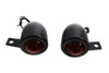 Wyatt Gatling #20-6524MB - Black Replica Red Bullet Marker Lamp Set