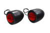 Wyatt Gatling #73151 - Black Bullet Marker Lamp Red Single Filament