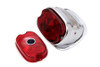 V-Twin - Chrome Oval Tail Lamp Assembly