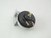 Wyatt Gatling #64130 - Chrome Cow Bell Horn