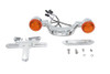 Wyatt Gatling - Chrome Bullet Rear Turn Signal Bar and License Plate
