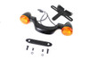 Wyatt Gatling - Black Bullet Rear Turn Signal Bar and License Plate