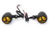 Wyatt Gatling #FTC-2004 - Black Torpedo Bullet Style Marker Lamp Set