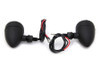 Wyatt Gatling #FTC-2004 - Black Torpedo Bullet Style Marker Lamp Set