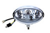 Wyatt Gatling #83090 - Chrome Oval Style Headlamp