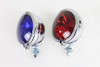 V-Twin #78480 - Red and Blue Police Spotlamp Set
