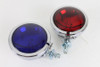 V-Twin #78480 - Red and Blue Police Spotlamp Set