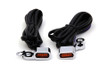Wyatt Gatling #L22-0230CAE - Chrome LED Turn Signal Set