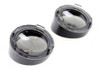 V-Twin #77173B - Deuce Style Turn Signal Visor Set Smoke
