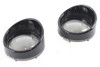 V-Twin #77173B - Deuce Style Turn Signal Visor Set Smoke