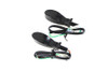 Wyatt Gatling #L22-64M7GBCQE - Black Teardrop Shaped LED Turn Signal Set with Clear Lens