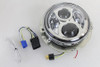 Wyatt Gatling #DG-HED-5570CA - 7 inch LED Headlamp Assembly Chrome