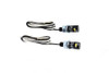 V-Twin #75839B - Black Burdett License Plate Bolt Set with LED