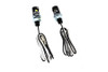 V-Twin #75839B - Black Burdett License Plate Bolt Set with LED