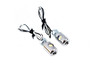 V-Twin #75840 - Chrome Hagler License Plate Bolt Set with LED