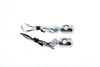 V-Twin #75840 - Chrome Hagler License Plate Bolt Set with LED