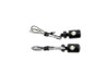 V-Twin #75840B - Black Hagler License Plate Bolt Set with LED