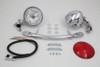 V-Twin - Chrome Spring Fork Spotlamp Kit
