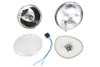 V-Twin - 6-1/2 inch Spring Fork 6 Volt LED Headlamp Chrome