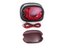 V-Twin - Replica Primer Tail Lamp with Red Glass Lens