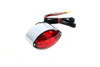 V-Twin #71732 - Micro Oval Tail Lamp Chrome