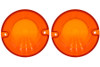 V-Twin #78952A - Bullistic Turn Signal Lenses Amber