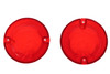 V-Twin #78952R - Bullistic Turn Signal Lenses Red
