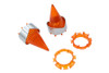 V-Twin #79081AC - Big Burner Lens Set Amber