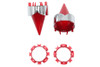 V-Twin #79081RC - Big Burner Lens Set Red