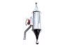 V-Twin - Finch Pawn Lamp Chrome Red Lens