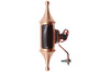 V-Twin - Finch Pawn Lamp Copper Red Lens