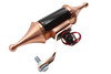 V-Twin - Finch Pawn Lamp Copper Red Lens