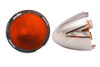 V-Twin #78953AC - Bullistic Turn Signal Lenses Amber