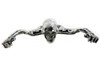 Wyatt Gatling #O91-6305-7 - 7 inch Headlamp Visor Ornament Skull Type Chrome