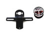 V-Twin - Chrome Tail Lamp Kit Round Style