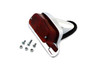 Wyatt Gatling #71988 - Chrome Sport Tail Lamp Assembly Large Lucas Style