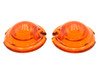 Wyatt Gatling - Replica Marker Lamp Lens Glass Bullet Style Amber