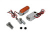 Wyatt Gatling #12-6037D - Chrome Marker Lamp Set with Amber Lens