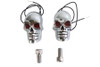 Wyatt Gatling #75053R - 2 inch Chrome Skull Marker Lamp