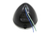 Wyatt Gatling #20-0334MBD - Black 5-3/4 inch Round Headlamp Assembly Teardrop Style