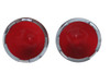 V-Twin #78953RC - Bullistic Turn Signal Lenses Red