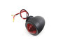Wyatt Gatling #20-6505AB - Black Bullet Red Marker Lamp Dual Filament