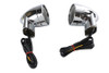 Wyatt Gatling #161854 - Chrome Revox Bullet LED Front Turn Signal Set