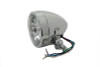 V-Twin - Factory Sample 4 inch Round Headlamp 12 Volt Chrome