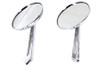 Wyatt Gatling #77959B4 - Air Flow Mirror Set with Straight Billet Stems