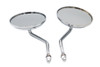 Wyatt Gatling #77961B4 - Air Flow Mirror Set with Steel Stems Chrome