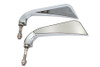 Wyatt Gatling #M60-6356 - Evil Eye Mirror Set with Billet Stems