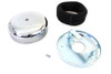Wyatt Gatling - Wyatt Gatling Chrome V Logo Air Cleaner Kit